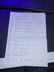 setlist