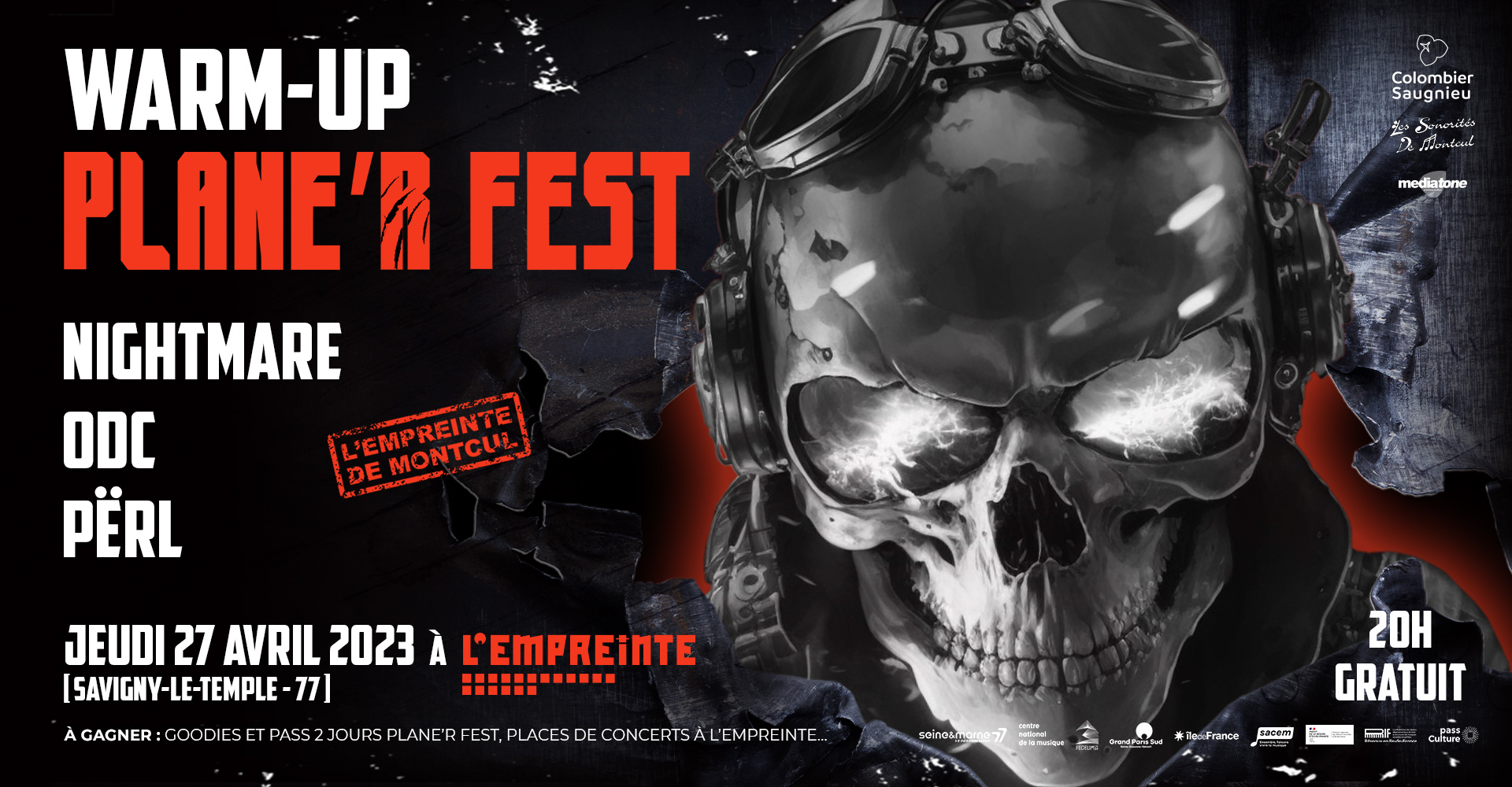 WARM UP PLANE’R FEST – L’Empreinte – 27/04/2023
